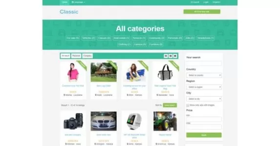 Classic Osclass Themes v1.2.1