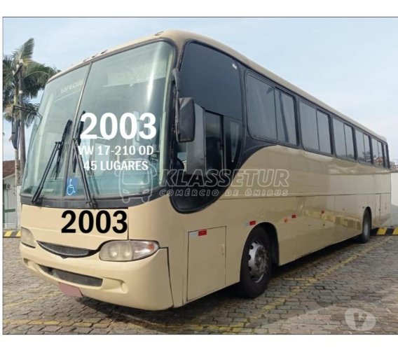 Ônibus Comil Campione 3.45 VW 17210 45LUG(COD.517) Ano 2003