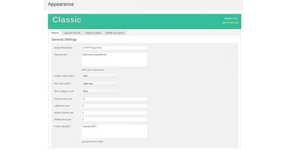 Classic Osclass Themes v1.2.1