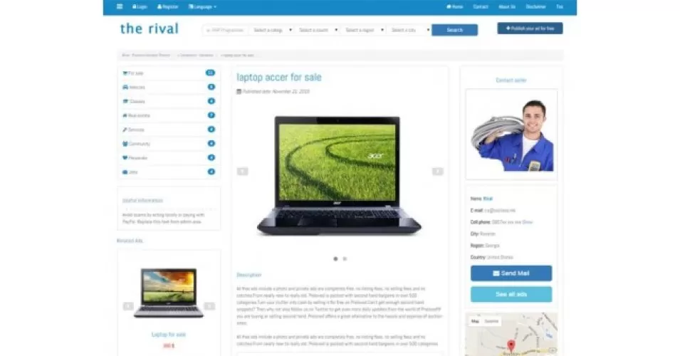 Rival osclass themes v2.2.0