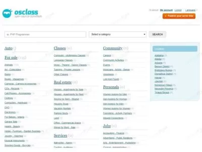 Modern Osclass Theme