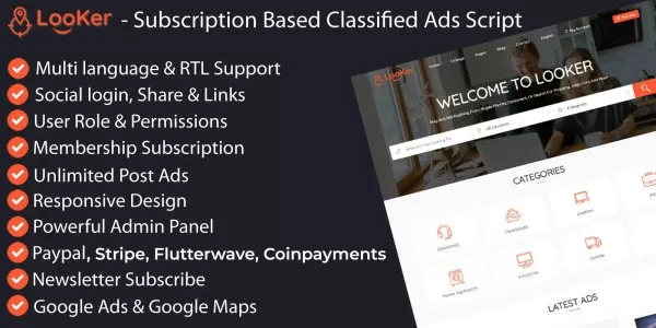 Subscription Based Classified Ads Script 15