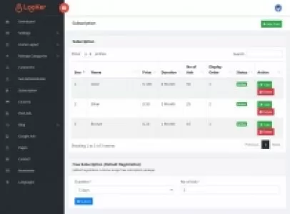 Subscription Based Classified Ads Script