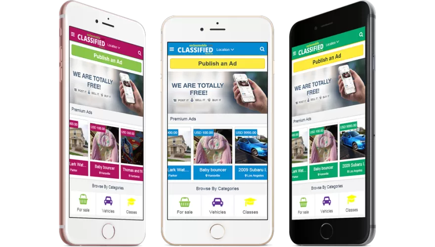 Decent Mobile Theme Osclass