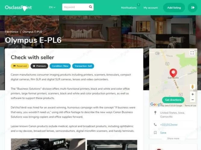 Stela Osclass Premium Theme