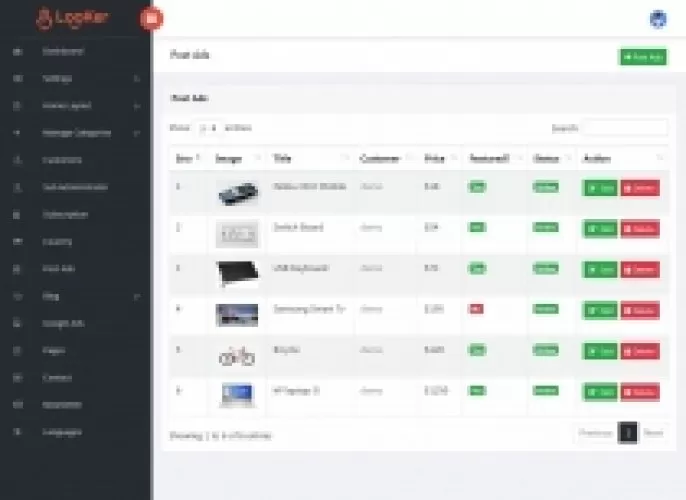 Subscription Based Classified Ads Script