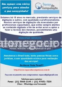 Serviços de Digitação Online com Agilidade e Precisão para todo o Brasil