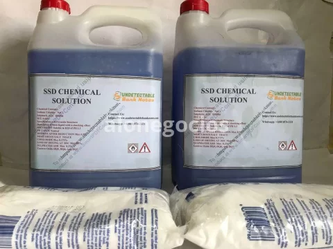 Universal SSD Solução Química e Pó Ativador para Limpeza de Notas