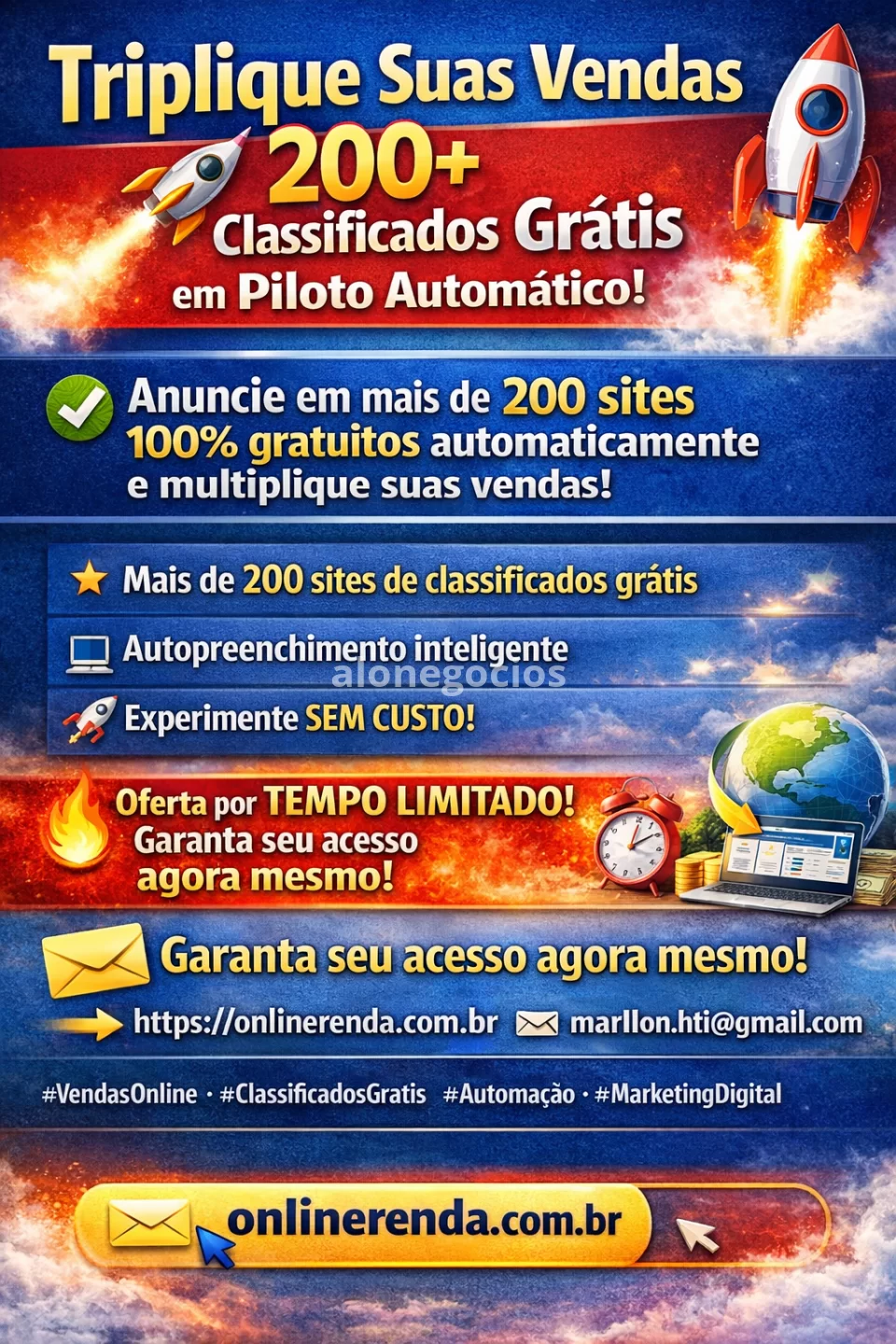 Lista de sites classificados para anunciar produtos ou serviços