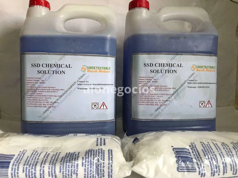 Universal SSD Solução Química e Pó Ativador para Limpeza de Notas