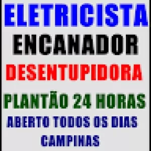 Desentupidora, Encanador, Eletricista